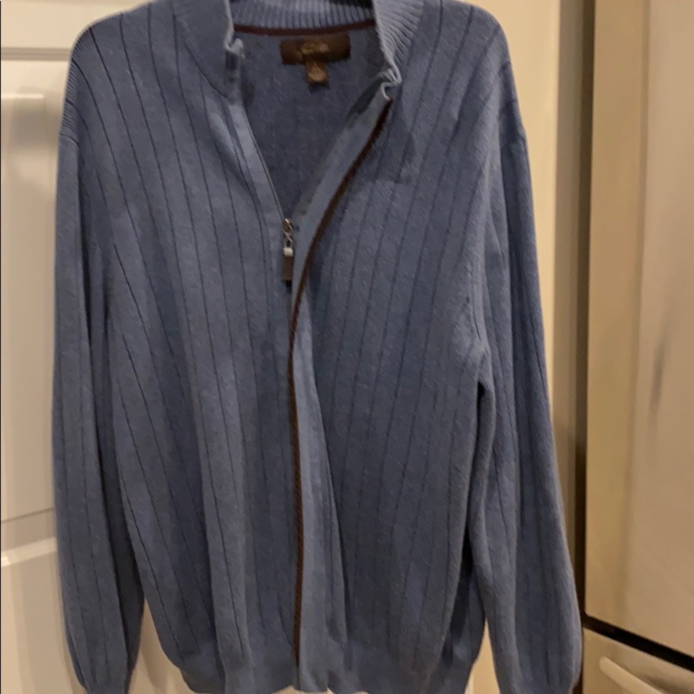 Cardigan with zipper